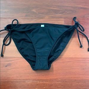Black Self-Tie Bikini